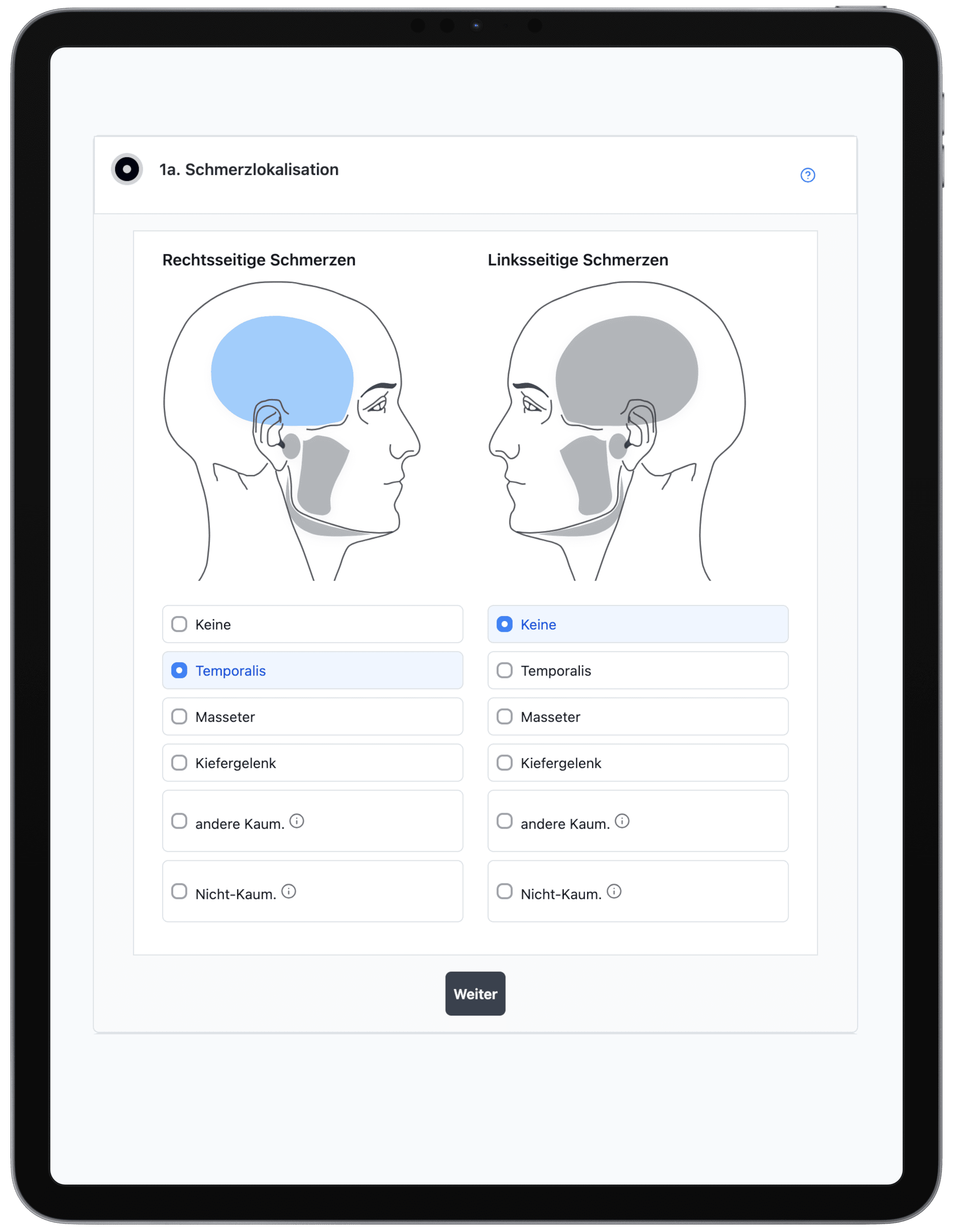 CMDetect Examination Screenshot